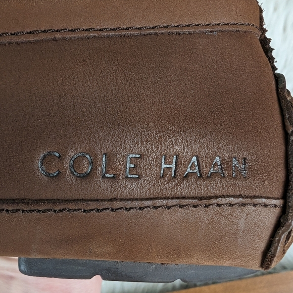 Cole Hann Wyatt Penny leather casual slipons, men's size 8.5, brown - Picture 8 of 10